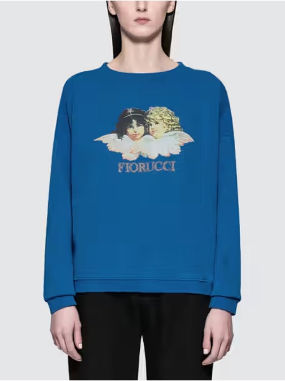 FIORUCCI Blue Angel Crewneck Sweatshirt